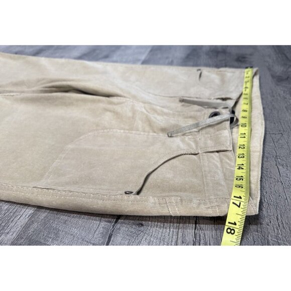 Kuhl Corduroy Pants Womens 12 Tan Chino Straight Low Rise Soft Stretch Outdoor - Picture 7 of 12
